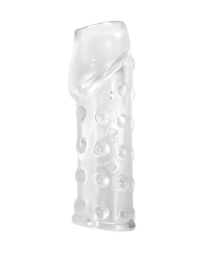 BIGGER THICKER Funda para pene apretada y voluminizadora natural