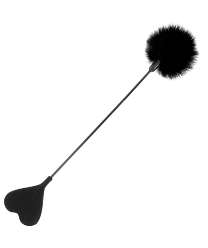 LOVE SENSATION Dual-Sided Whip with Feather: Tease Gently or Deliver a Firm Spank