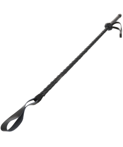 FUSTA  LEATHER-TIPPED Fusta fetichista de cuero para juegos íntimos