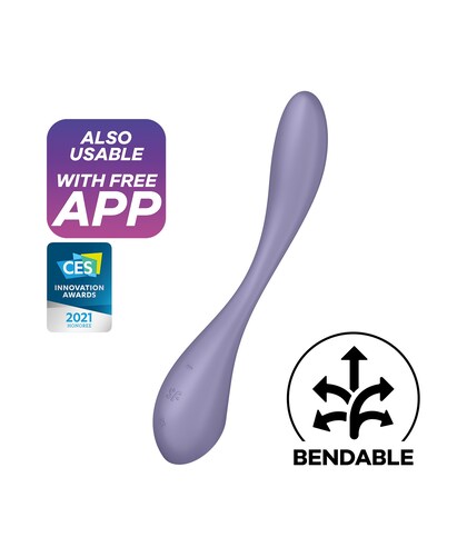 SATISFYER G-SPOT FLEX 5 Vibratore pensato per stimolare il punto G con app