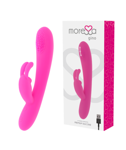 GINO Vibrador recargable, 7 vibraciones, USB, ergonómico, seguro