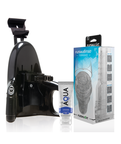 PACK TORQUE ICE Masturbatore compatto, realistico, automatico e impermeabile