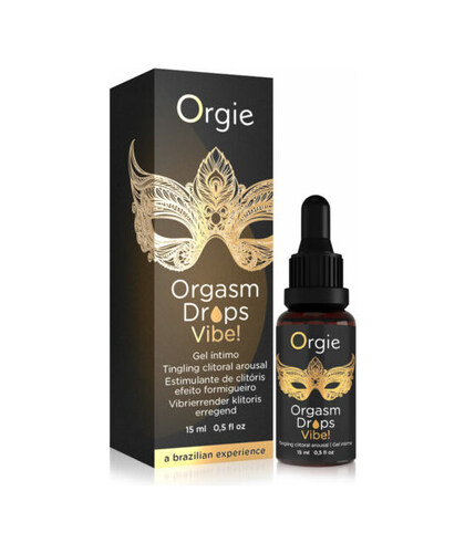 GOTAS ORGASM DROPS VIBE Gotas con efecto vibratorio orgasm drops vibe 15 ml orgie