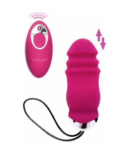 SUNNY SIDE UP Huevo vibrador con movimiento arriba y abajo, mando incluido