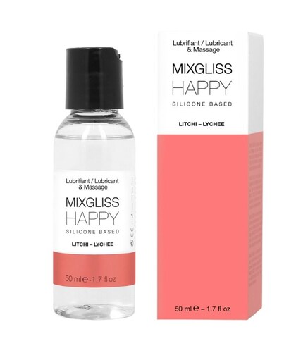 HAPPY Lubrificante sensual 2-em-1 com aroma único, à base de silicone