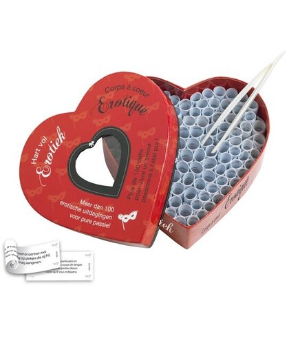 HART VOL EROTIEK Spice up your nights with our Erotic Game for Couples featuring 100 Sensual Challenges!