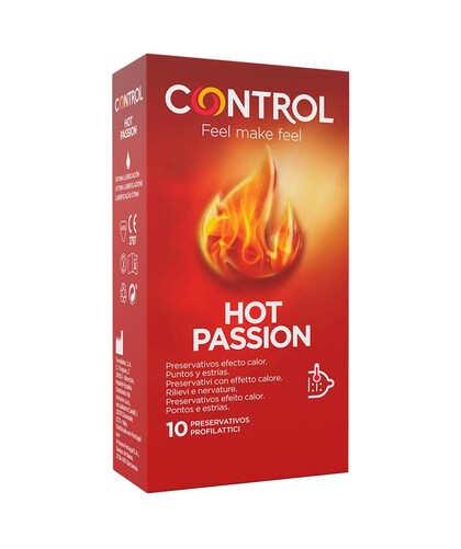 PRESERVATIVOS HOT PASSION Hot Sensation Textured Condoms