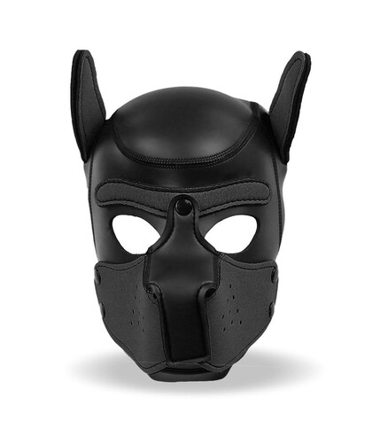 HOUND MÁSCARA DE PERRO Máscara bdsm de perro, neopreno, hocico extraíble, cómoda