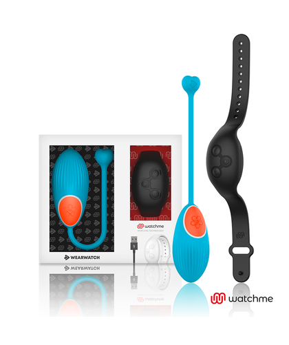 WATCHME EGG BLUE Estimulador íntimo con control remoto inalámbrico