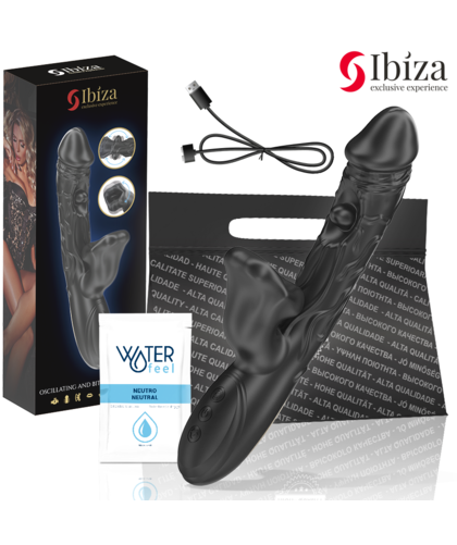 CLÍTORIS IBIZA Vibrador con bolita de movimiento y boca para el clítoris