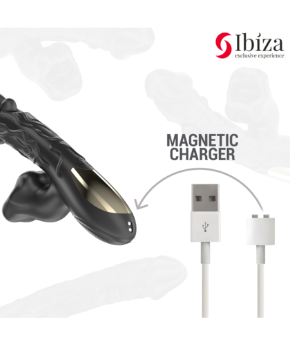 CLÍTORIS IBIZA Vibrator with rotating ball and clitoral stimulator