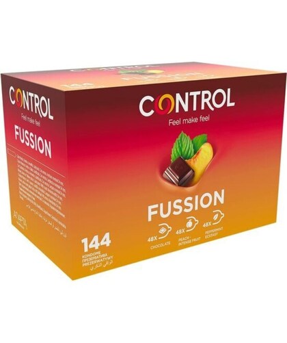 CONTROL ADAPTA FUSSION Explosão sensorial: aromas afrodisíacos e conforto incomparável