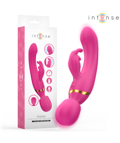 WINONA Masajeador y vibrador conejito, 2 en 1