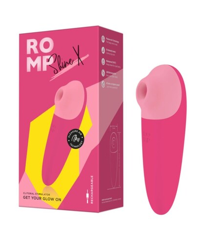 SHINE X 10 ROSA Su cabezal flexible y potente ofrece placer y masaje en todo