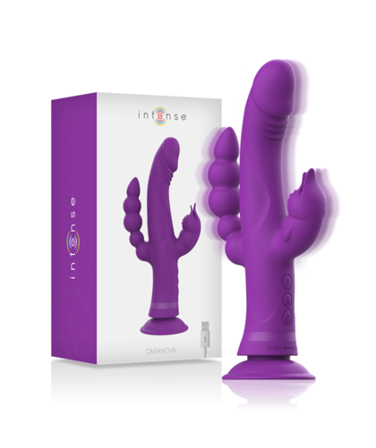 CASANOVA Apresentamos o Vibrador Triplo Prazer com 30 modos de vibração! Ideal para aqueles que pro