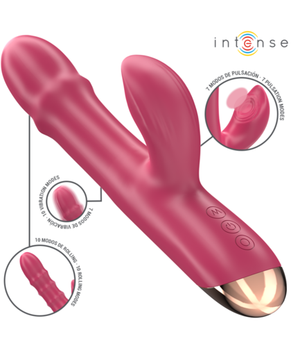 CHLOE Vibrador 3 en 1: versátil, 10 modos, ergonómico, resistente