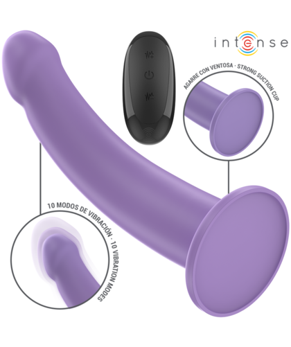 EDDIE VIBRADOR Vibromasseur puissant avec 10 modes, ventouse et télécommande