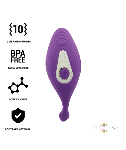 INTENSE SENSATION Panty vibratório discreto com controlo remoto, 10 modos, silicone suave