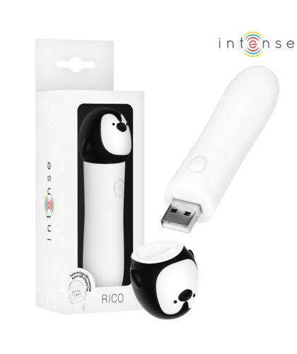 RICO BULLET PENGUIN Rechargeable Bullet Vibrator, Penguin Design, 8 Vibration Modes