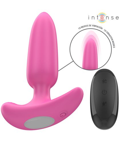 ROSS Discover the Pink Anal Plug with 10 Vibration Modes! Made from premium medical-grade silic