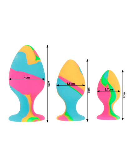 INTENSE PLEASURE MULTICOLOR Discover New Pleasures with Our Anal Plug Set