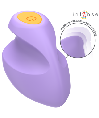 ÚRSULA Vibrador ergonómico morado, 10 modos y resistente al agua