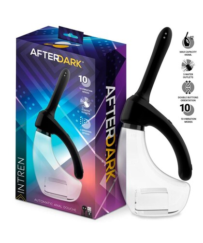 INTREN AQUAVIBE Ducha anal automática con vibración y 10 modos de placer