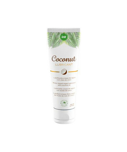 COCONUT INTT Vegan Water-Based Lubricant with Coconut Scent - Safe for External Use