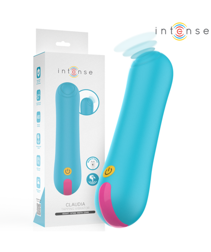 CLAUDIA Vibrador con golpeteo rítmico y 10 modos de pulsación