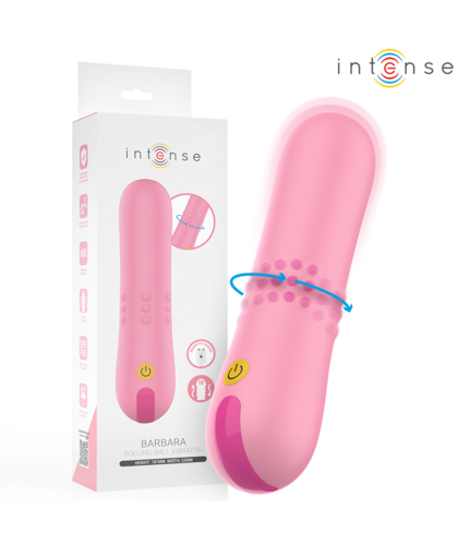 BARBARA Mini vibratore a pallina con perline rotanti interne