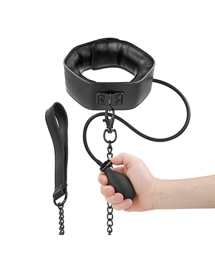 FETISH SUBMISSIVE Sistema inflable que permite ajustar la presión.