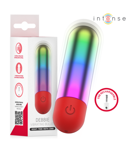 DEBBIE <div>
  <h2>Balle vibrante arc-en-ciel avec 10 modes et étanche</h2>
  <p>Découvrez une ex