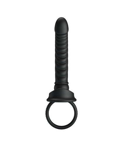 PRETTY LOVE ARCH Ribbed anal vibrator with 10 settings and grip ring