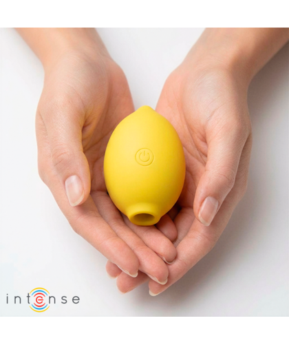 INTENSE CITRUS Succionador en forma de limón, waterproof y recargable