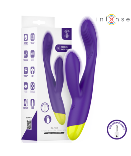 PAOLO Stimulateur rabbit rechargeable pour le point G et le clitoris