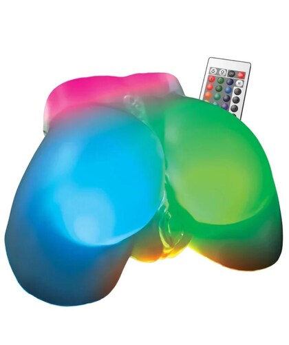 PDX ELITE GO-GO BOOTY Masturbador masculino com LED e controlo remoto