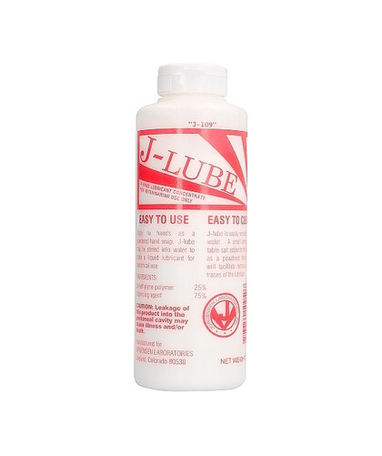 J-LUBE Polvo lubricante acuoso, aroma neutro, versátil y duradero