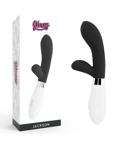 JACKSON PINK Masajeador de conejo de silicona con 10 funciones