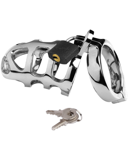 METAL CAGE Metal Chastity Belt: Hypoallergenic & Safe