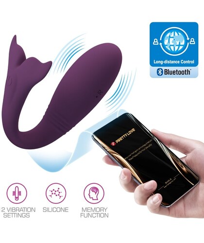 JAYLEEN VIBRADOR APP CONTROL R Vibrador recargable para parejas, múltiples modos
