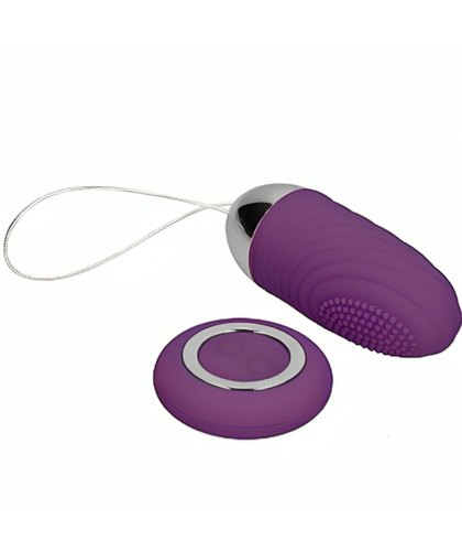 JIUUY HUEVO GRANULAR Jiuuy huevo vibrador granular control remoto violeta