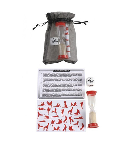 JUEGO CRONOMASUTRA Spice Up Your Love Life: Position Play Set with Dice and Hourglass