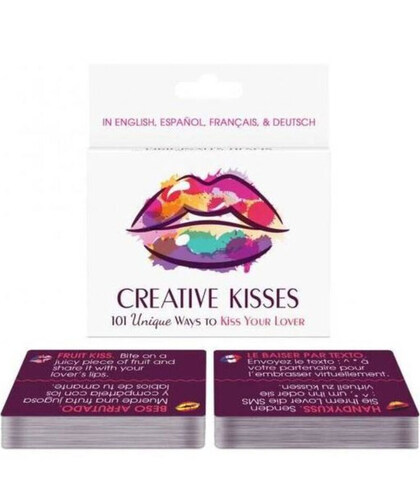 CREATIVE KISSES Gioco da tavolo con 101 modi unici di baciarsi