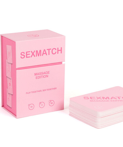 SEXMATCH MASSAGE EDITION Pacote de Cartas para Casais com Desafios Sensuais