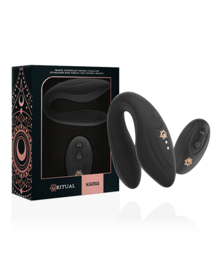KAMA CONTROLLO REMOTO Vibratore ergonomico in silicone con telecomando