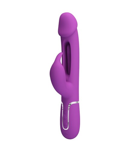 KAMPAS Vibratore ricaricabile con lingua oscillante e funzione climax