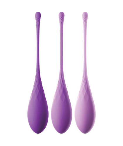 KEGEL TRAIN Kit de bolas Kegel de silicona con pesos progresivos