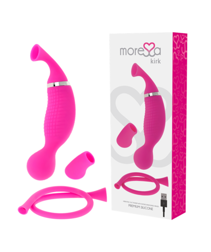 KIRK Vibrador de lujo con succionador, dos motores y 12 funciones