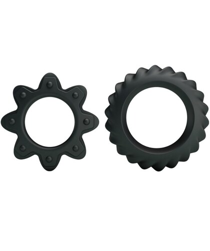 RING FLOWERING Conjunto de anéis de silicone para retardar a ejaculação