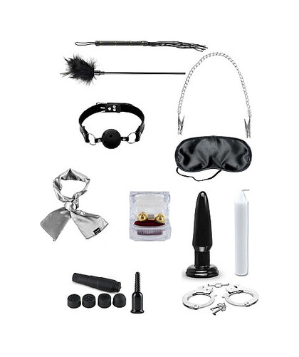 CONJUNTO EDIÇÃO LIMITADA 50 SOMBRA 11 peças para deixar a tua vida sexual mais excitante